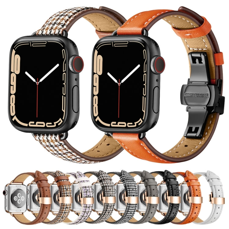 Slimming Butterfly Buckle Watchband For Apple Watch Series, Series 2