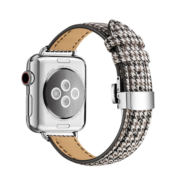 Slimming Butterfly Buckle Watchband For Apple Watch Series, Series 1