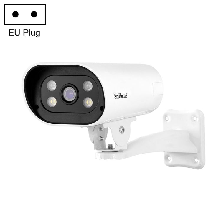 SriHome SH037B 4MP Full Color Night Vision IP66 Waterproof Bullet Camera, POE Version,