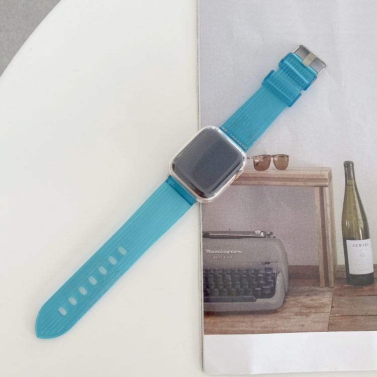 Vertical Texture Glacier Watchband For Apple Watch Series