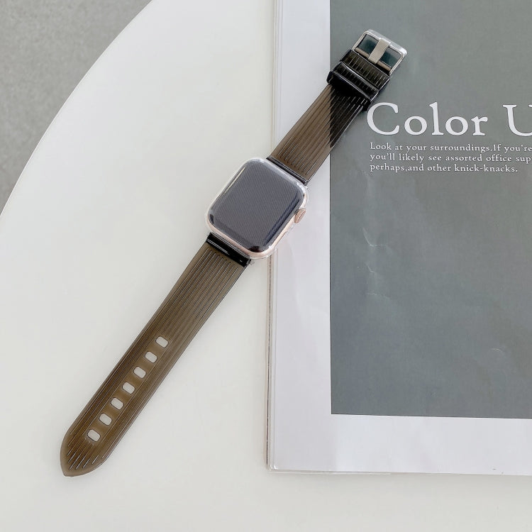 Vertical Texture Glacier Watchband For Apple Watch Series