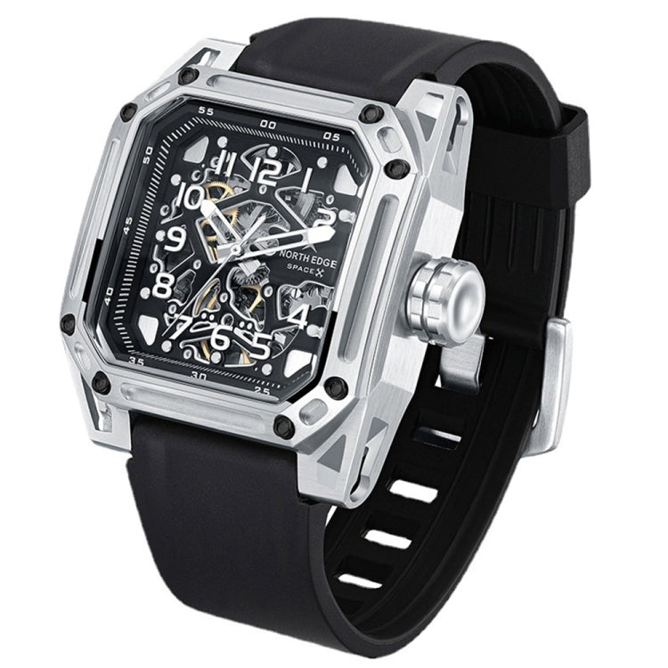 NORTH EDGE Space X Hollow Through The Bottom Automatic Mechanical Luminous Watch For Men