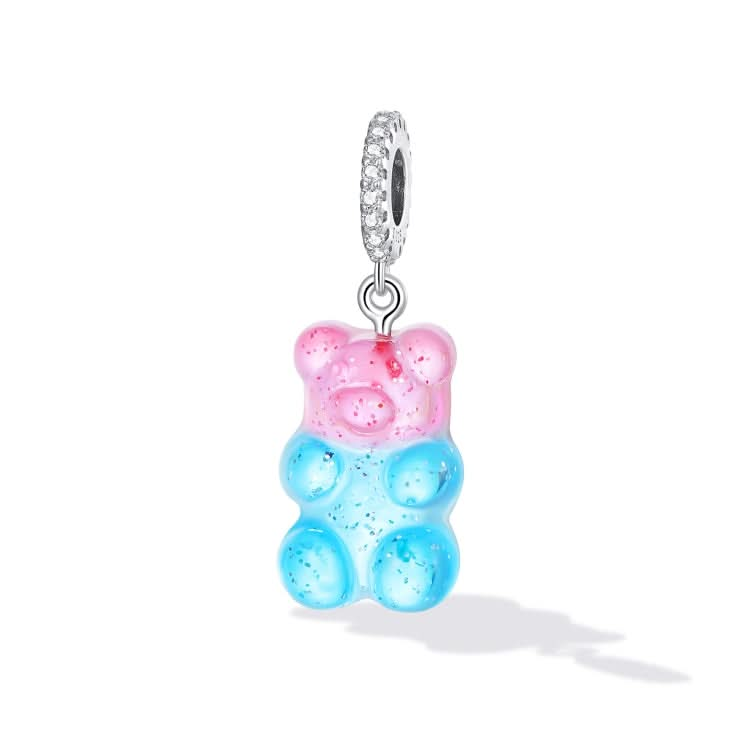 S925 Sterling Silver Candy Bear Pendant DIY Bracelet Necklace Accessories Reluova