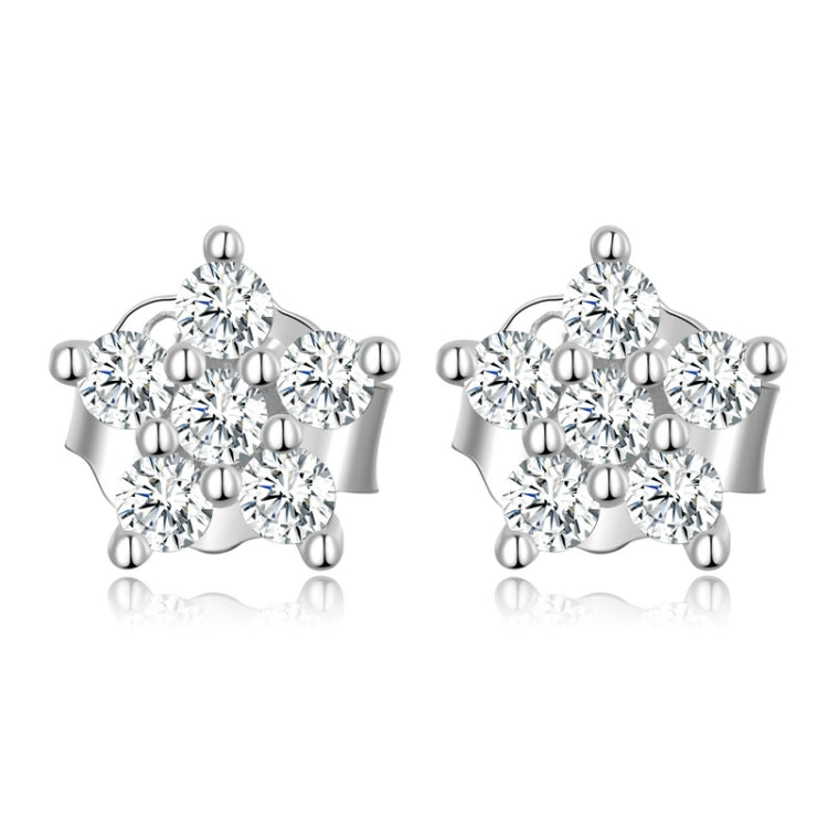 S925 Sterling Silver Mini Flower Ear Stud Women Earrings My Store