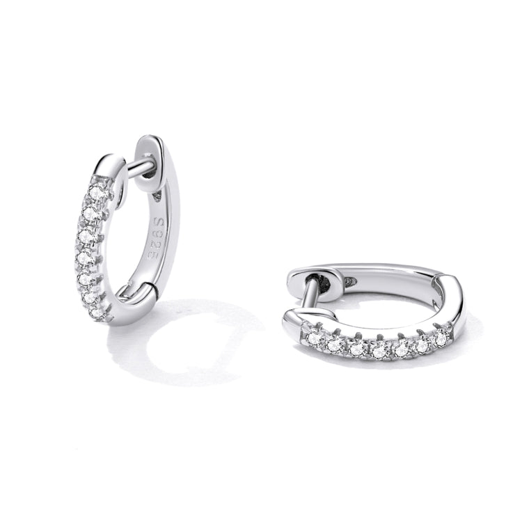 S925 Sterling Silver Simple Ear Buckle Women Earrings My Store