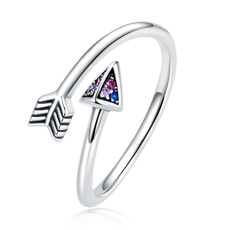 S925 Sterling Silver Arrow Of Love Women Open Ring Reluova