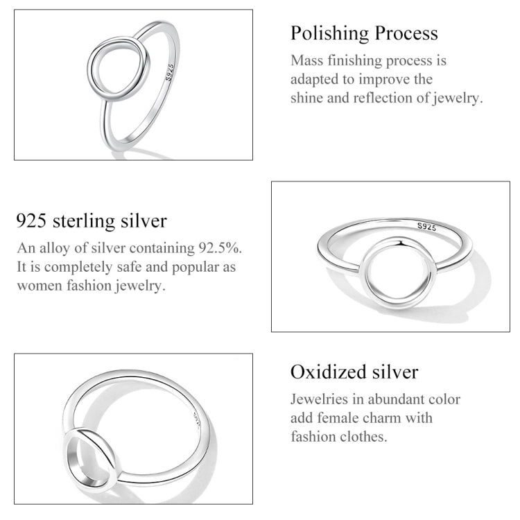 S925 Sterling Silver Simple Ring Women Ring My Store