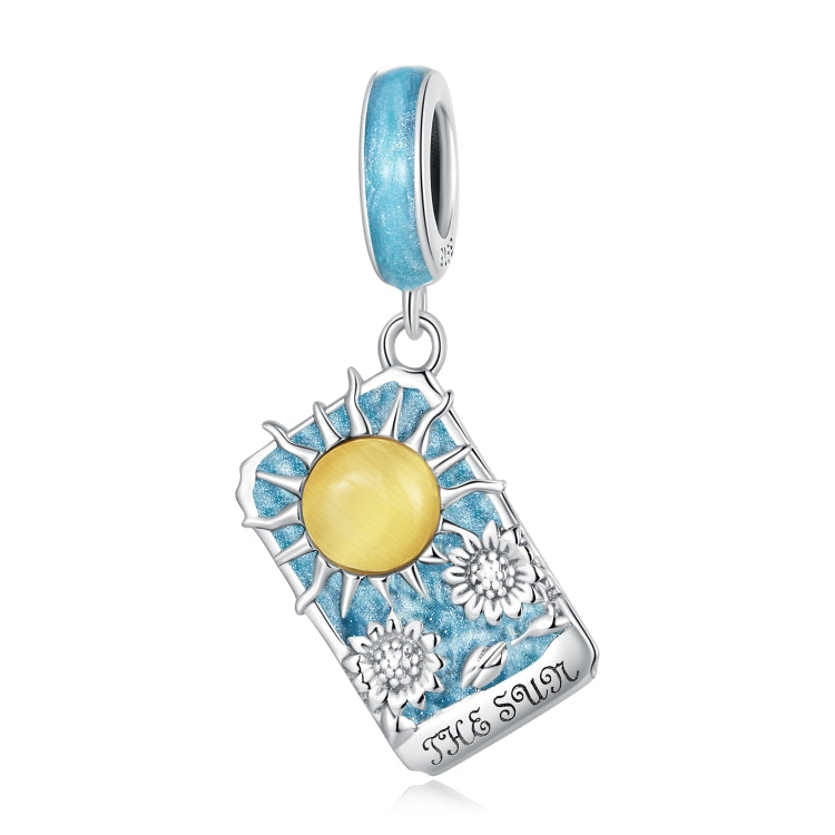 S925 Sterling Silver Tarot Sun Pendant DIY Bracelet Necklace Accessories Reluova