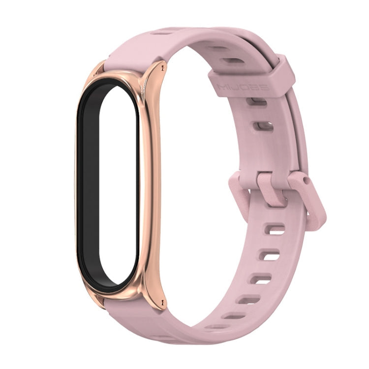 For Xiaomi Mi Band 6 / 5 / 4 / 3 Mijobs Flat Hole Silicone Watch Band