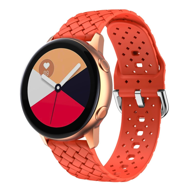 Weave Texture Silicone Watch Band