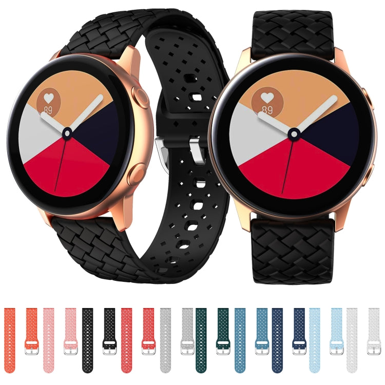 Weave Texture Silicone Watch Band