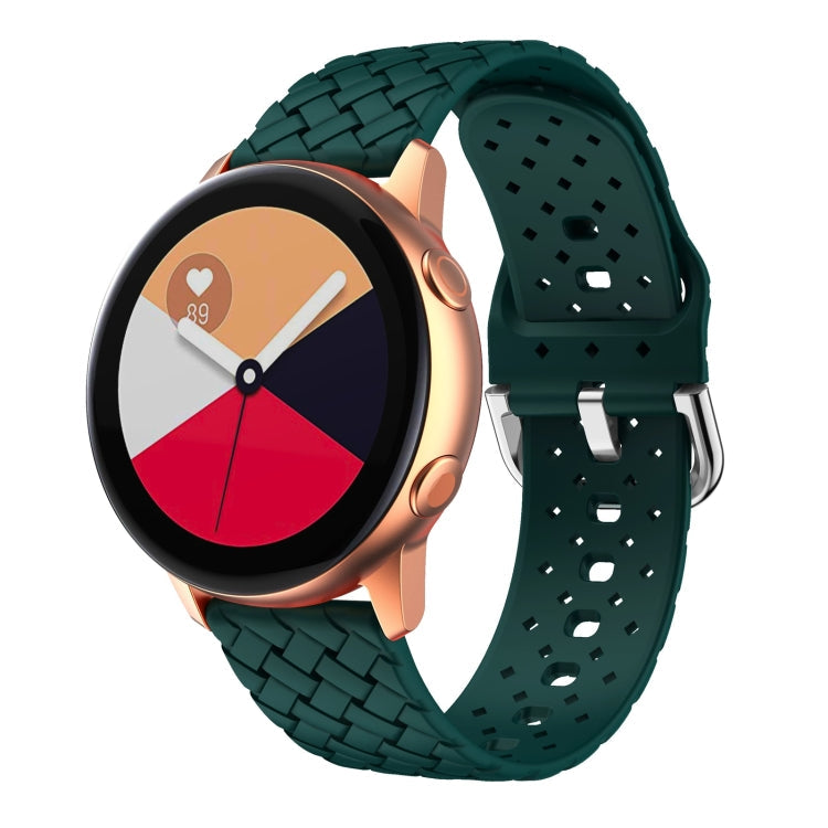 Weave Texture Silicone Watch Band