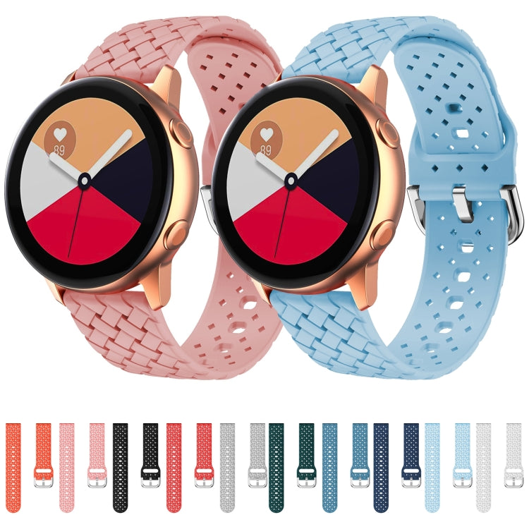 Weave Texture Silicone Watch Band