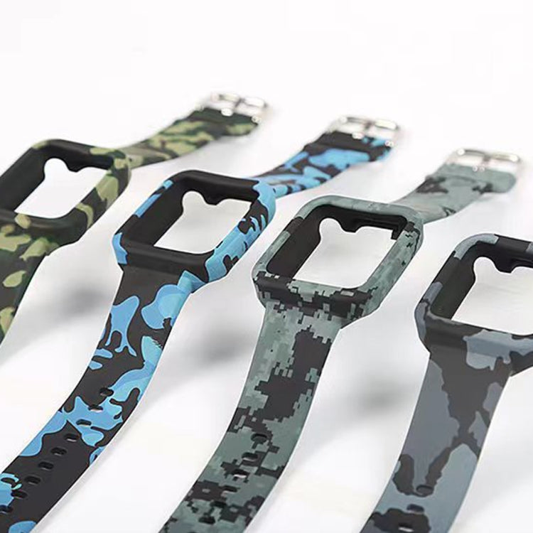 Camouflage Silicone Watch Band