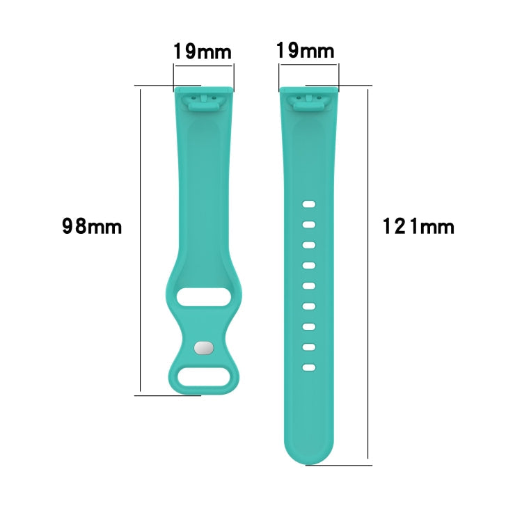 For Amazon Halo View Silicone Butterfly Buckle Watch Band