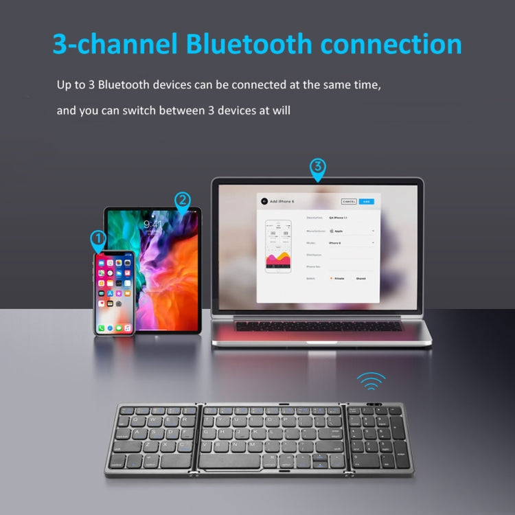 B089 Bluetooth Foldable Keyboard with Numeric