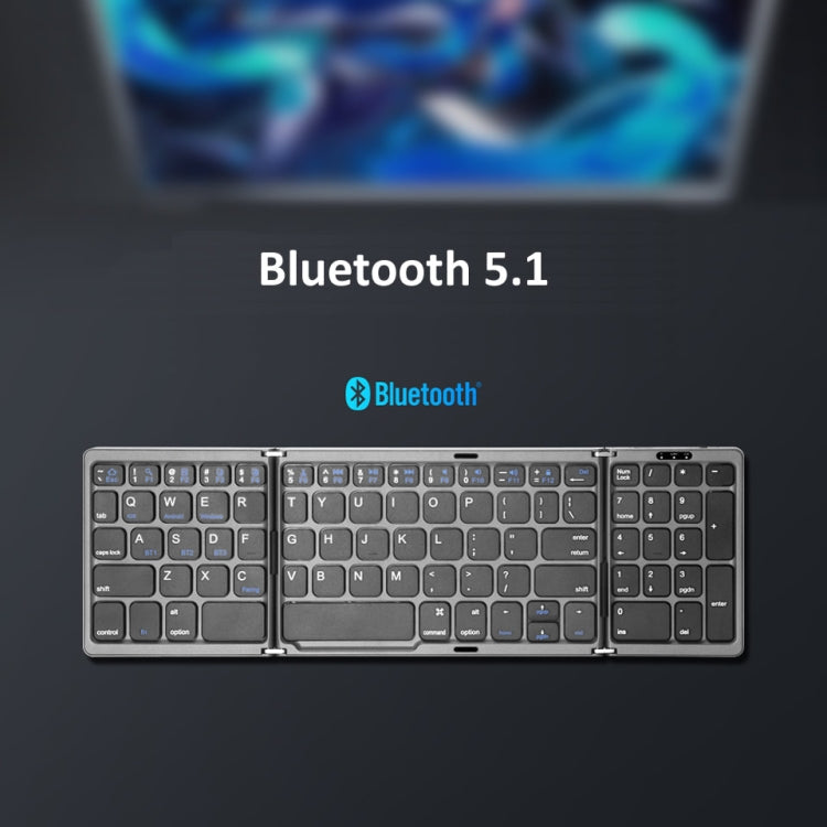 B089 Bluetooth Foldable Keyboard with Numeric