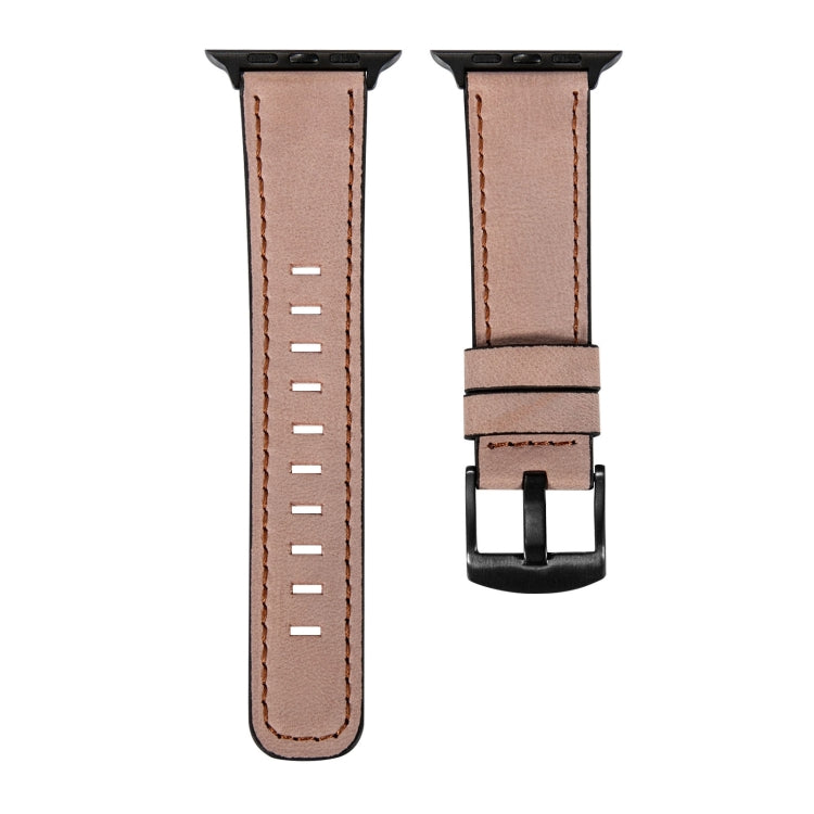 Retro Leather Watch Band For Apple Watch Series