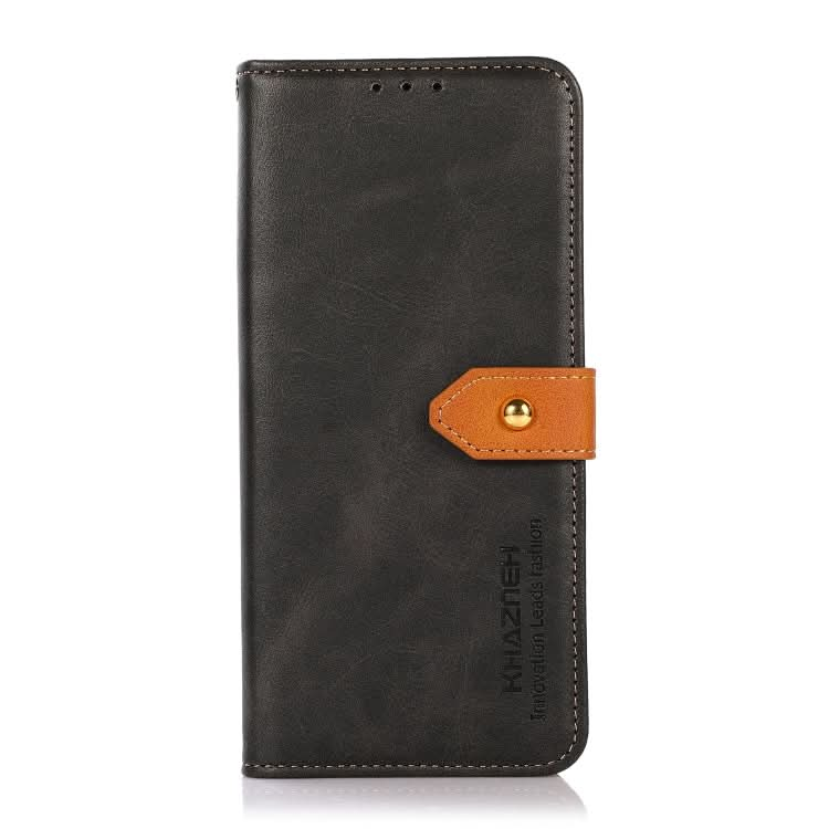 KHAZNEH Dual-color Cowhide Texture Flip Leather Phone Case, Series 2