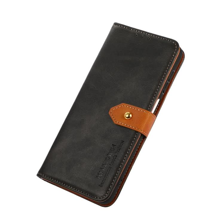 KHAZNEH Dual-color Cowhide Texture Flip Leather Phone Case, Series 2