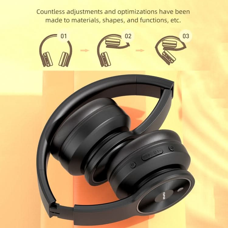 awei A996BL Foldable Wireless Bluetooth Headphone