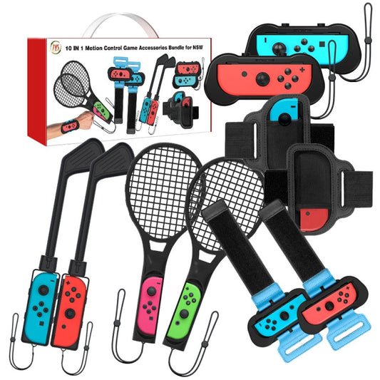 JYS JYS-NS215 10 In 1 Somatosensory Sports Accessories Set for Nintendo Switch