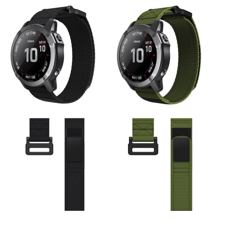 Hook And Loop Fastener Nylon Watch Band