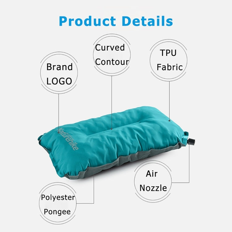 Naturehike NH17A001-L Sponge Automatic Inflatable Travel Portable Cushion Pillow