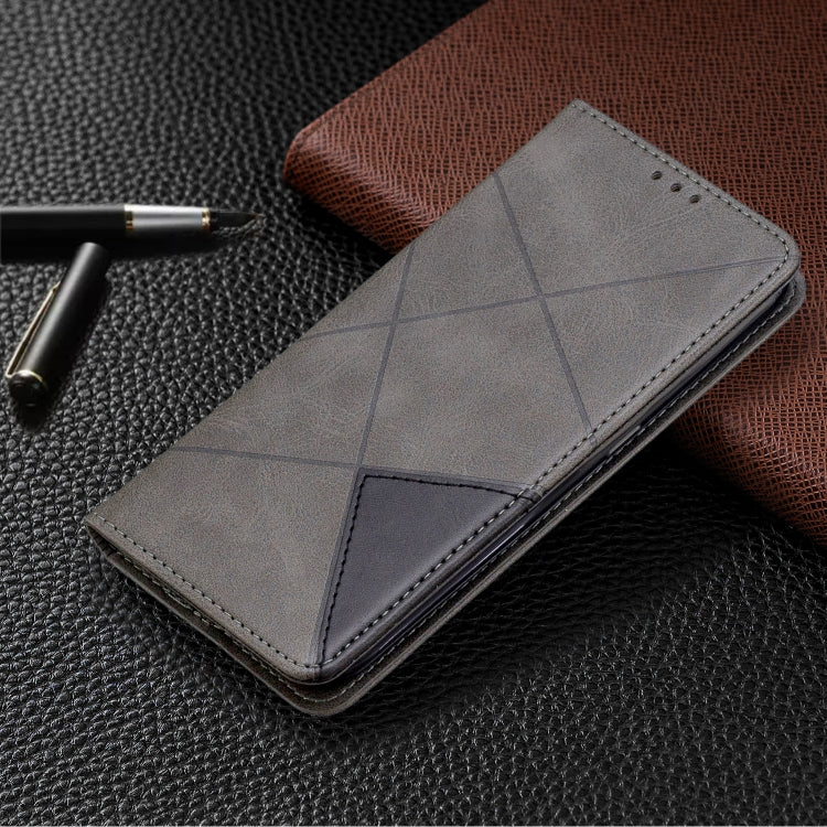 Rhombus Texture Horizontal Flip Magnetic Leather Case with Holder & Card Slots & Wallet My Store