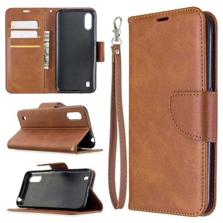 Retro Lambskin Texture Pure Color Horizontal Flip PU Leather Case with Holder & Card Slots & Wallet & Lanyard My Store