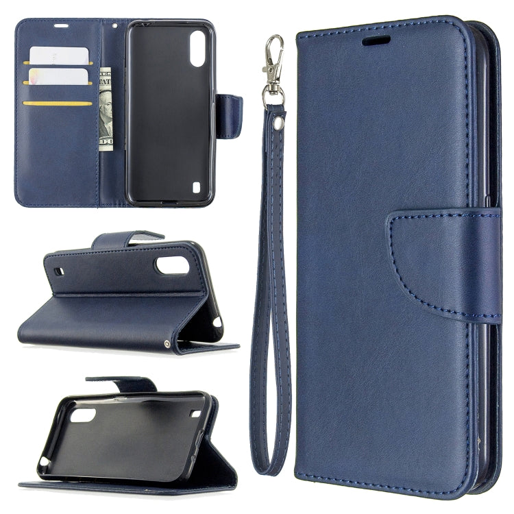 Retro Lambskin Texture Pure Color Horizontal Flip PU Leather Case with Holder & Card Slots & Wallet & Lanyard My Store