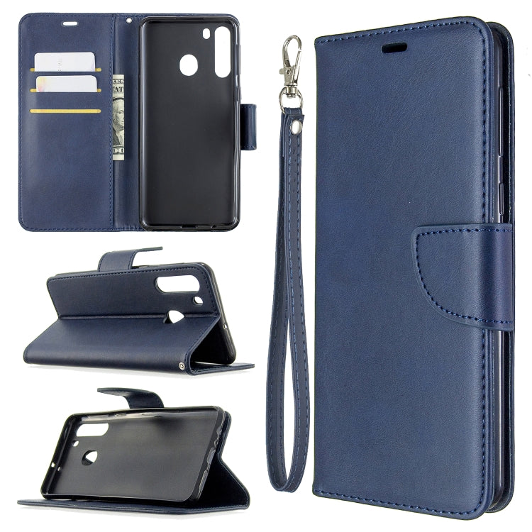 Retro Lambskin Texture Pure Color Horizontal Flip PU Leather Case with Holder & Card Slots & Wallet & Lanyard My Store