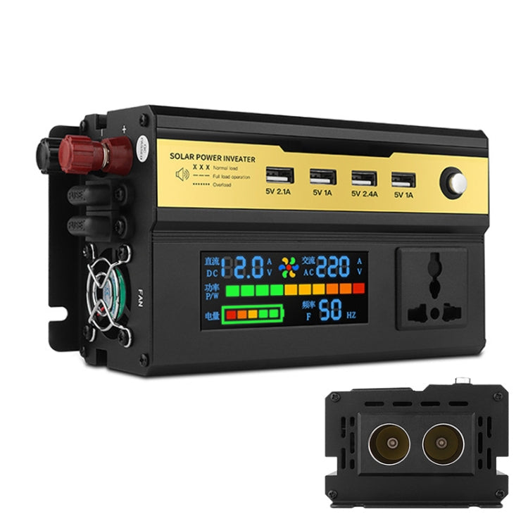 8896 500W Car Smart Multi-functional Digital Display Inverter