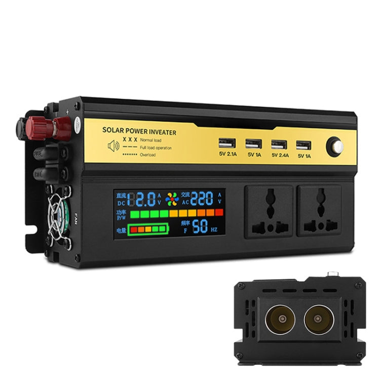 8896 1200W Car Smart Multi-functional Digital Display Inverter-Reluova