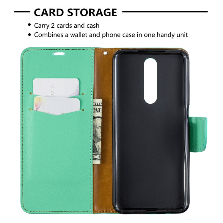 Litchi Texture Pure Color Horizontal Flip PU Leather Case with Holder & Card Slots & Wallet & Lanyard My Store