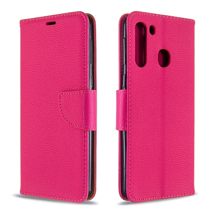 Litchi Texture Pure Color Horizontal Flip PU Leather Case with Holder & Card Slots & Wallet & Lanyard My Store