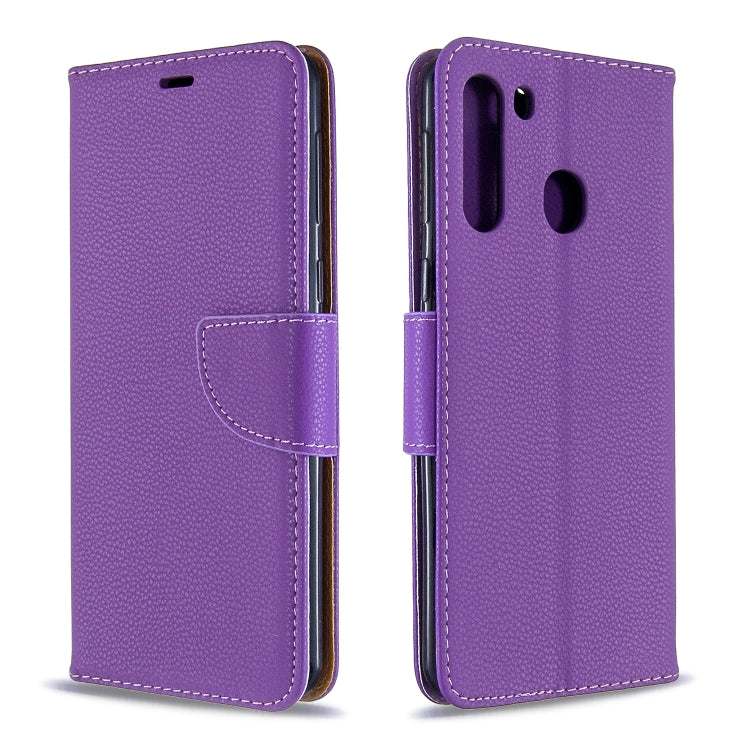 Litchi Texture Pure Color Horizontal Flip PU Leather Case with Holder & Card Slots & Wallet & Lanyard My Store