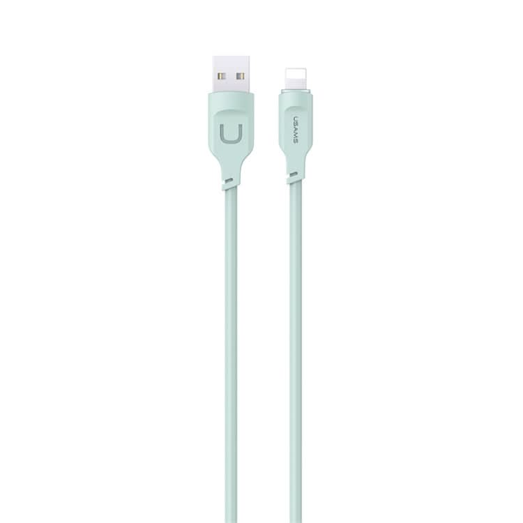 USAMS US-SJ565 8 Pin Fast Charing Data Cable with Light, Length: 1.2m