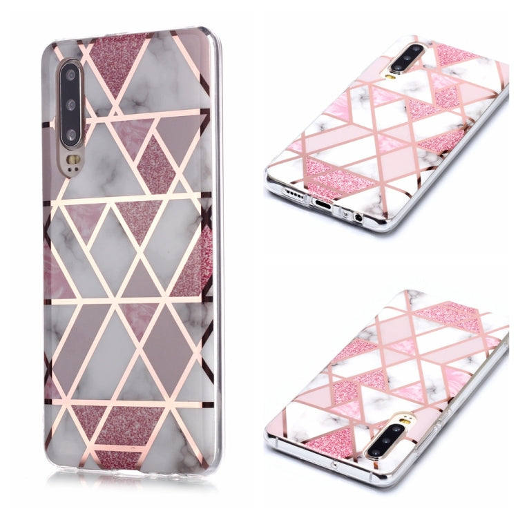 Plating Marble Pattern Soft TPU Protective Case, Series 1