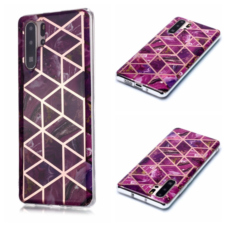 Plating Marble Pattern Soft TPU Protective Case, Series 1