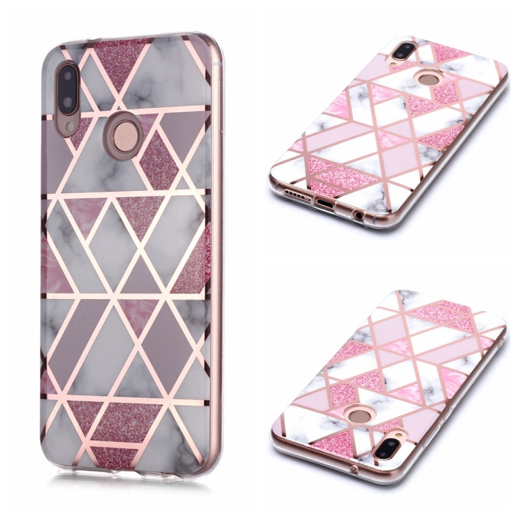 Plating Marble Pattern Soft TPU Protective Case, Series 2