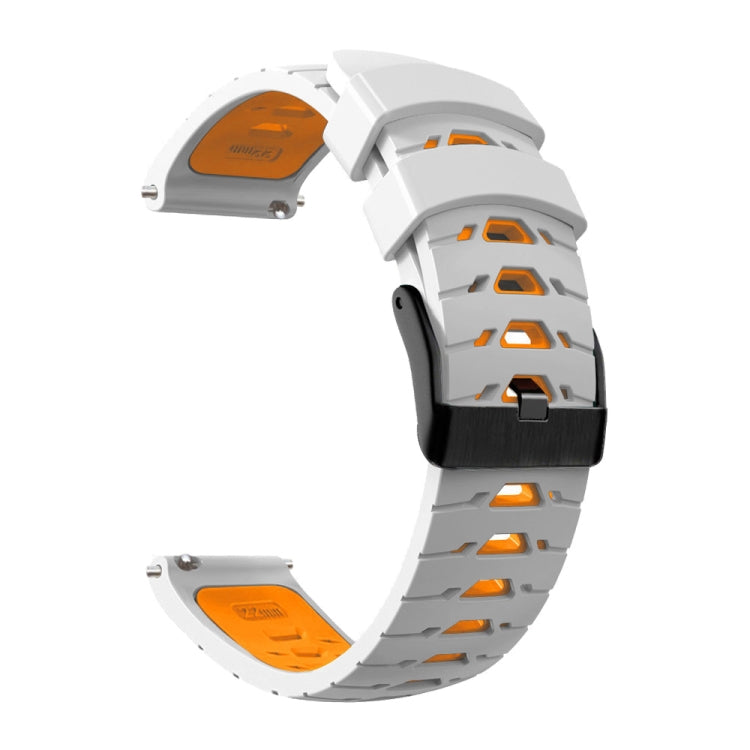 Trapezoidal Three-row Hole Silicone Watch Band, Series 2