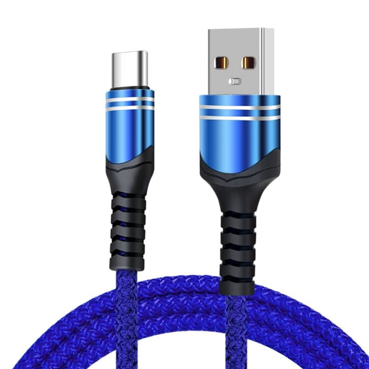 6A Woven Style USB Charging Cable, Cable Length: 1m