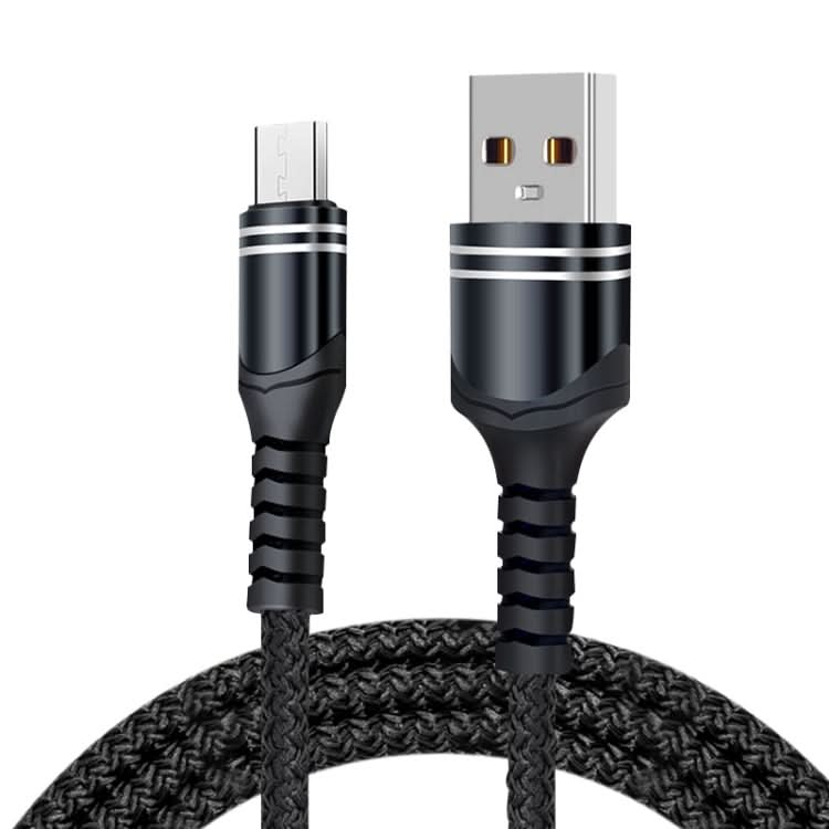 6A Woven Style USB Charging Cable, Cable Length: 1m