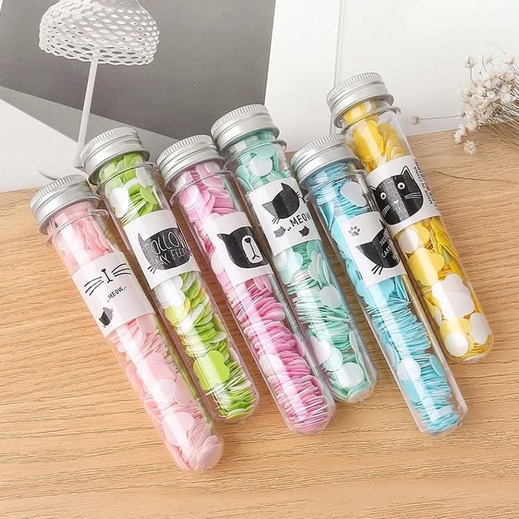 10pcs Disposable Portable Travel Tube Shape Boxed Confetti Soap Mini Soap Plate