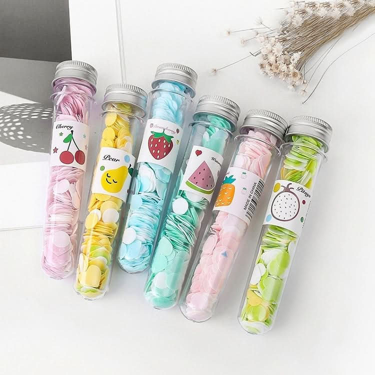 10pcs Disposable Portable Travel Tube Shape Boxed Confetti Soap Mini Soap Plate