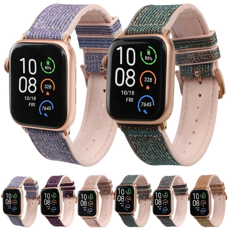 Glitter Starry Sky Watch Band For Apple Watch Series