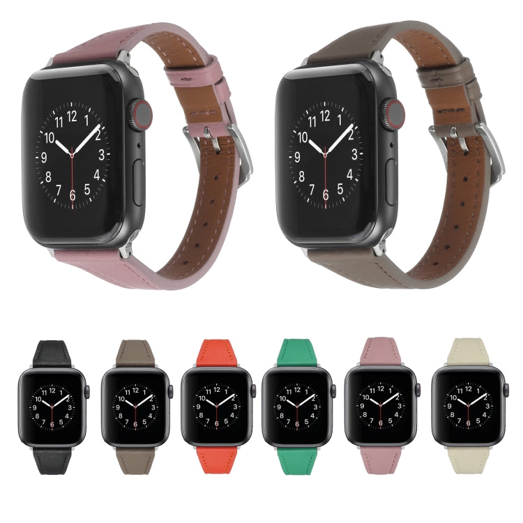 Genuine Leather Watch Band For Apple Watch Series