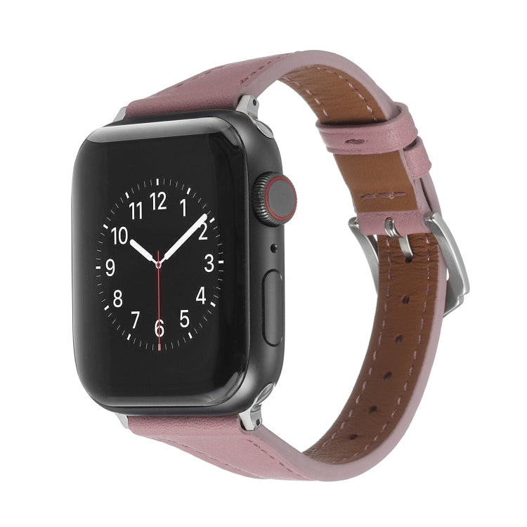 Genuine Leather Watch Band For Apple Watch Series