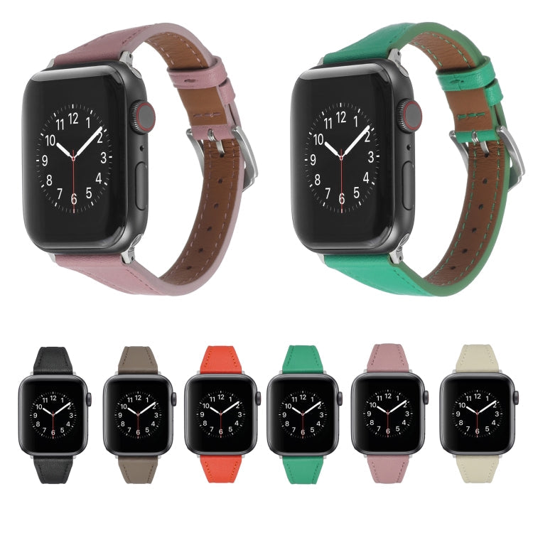 Genuine Leather Watch Band For Apple Watch Series